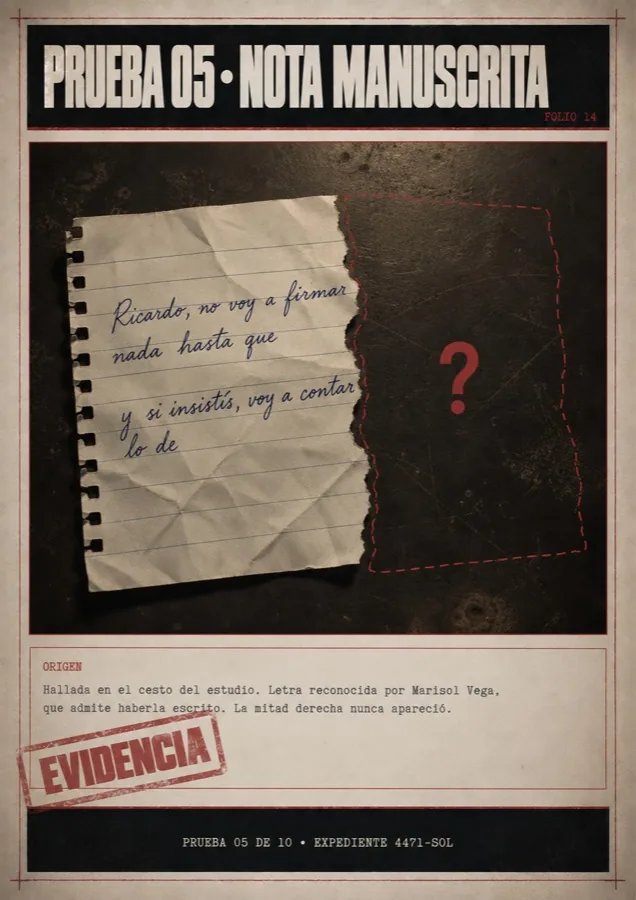 Nota manuscrita